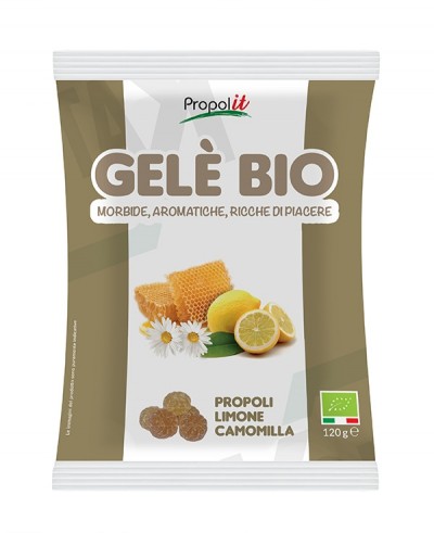 Caramelle gelée BIO – propoli, miele, limone e camomilla