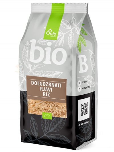 Riso integrale a grana lunga BIO
