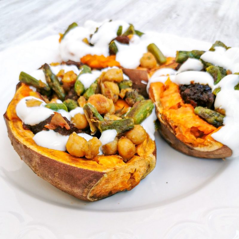 BARCHETTE DI PATATE DOLCI RIPIENE