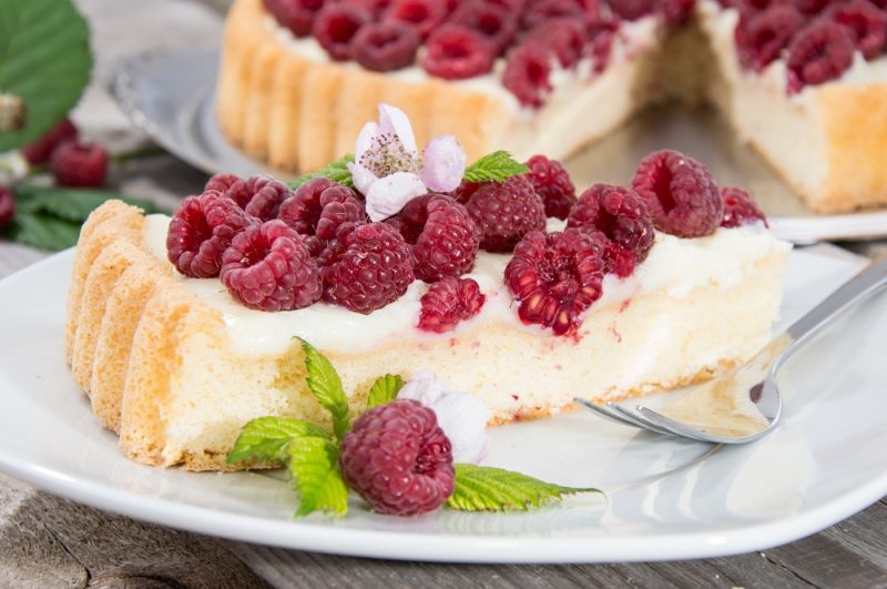 CROSTATA AL MASCARPONE E LAMPONI