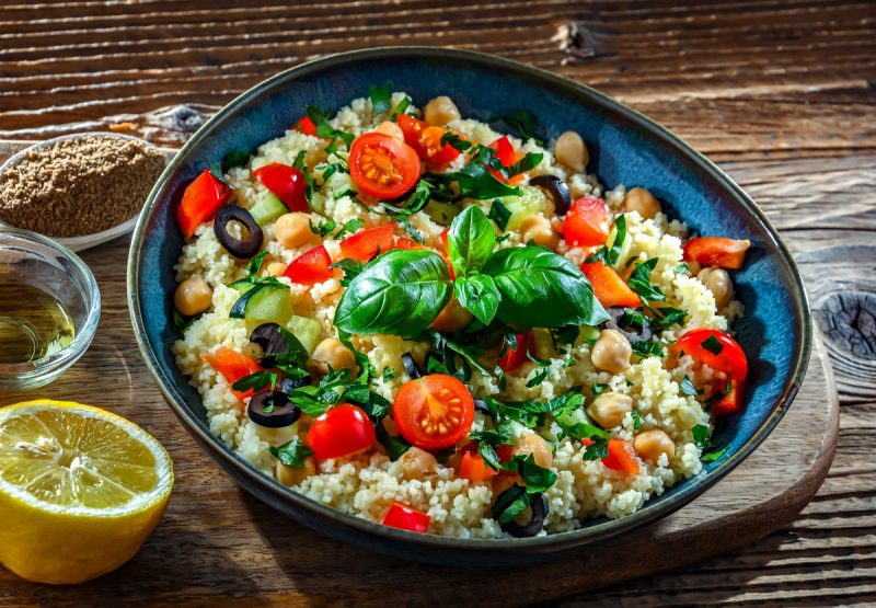 COUSCOUS VEGETARIANO CON CECI