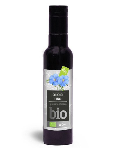 L'olio di lino spremuto a freddo BIO
