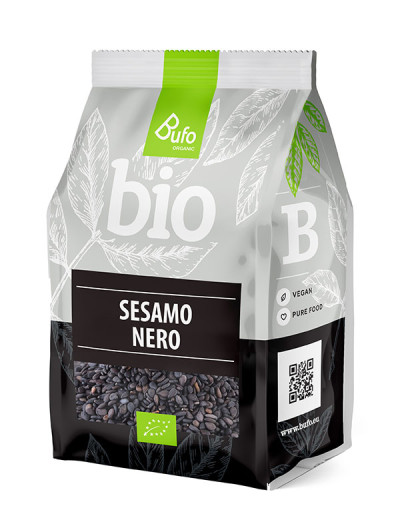 Semi di sesamo nero non decorticati BIO – BUFO ORGANIC