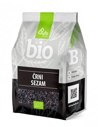 Semi di sesamo nero non decorticati BIO – BUFO ORGANIC
